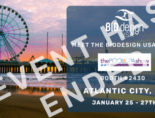 Meet Biodesign Team in Atlantic City at Northeast Pool & Spa Show January 25th-27th